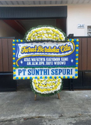 Papan Bunga Duka di Xiv Koto