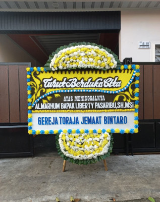 Papan Bunga Duka di Xiv Koto