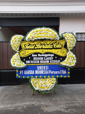 Papan Bunga Duka di Xiv Koto