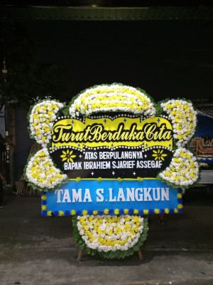 Papan Bunga Duka di Xiv Koto