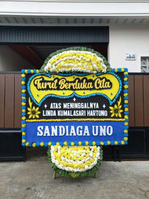 Papan Bunga Duka di Xiv Koto